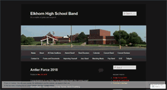 Desktop Screenshot of elkhornband.com